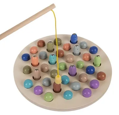 Produktbild von Holzspielzeug für Kinder – Fische mit Magneten fangen