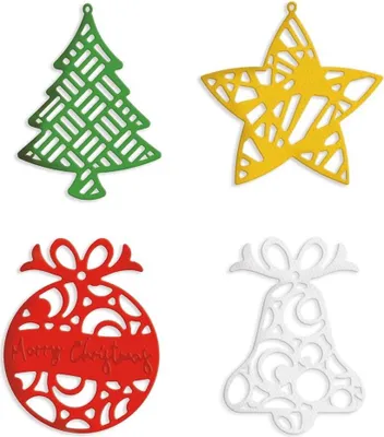 Produktbild von Ausstechsatz – Weihnachtsdekorationen, 4 Stück