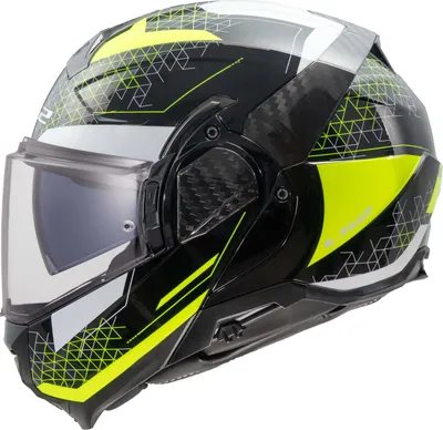 Immagine prodotto di LS2 FF910 Casco ribaltabile Advant II Astral, nero/giallo neon, XL (61/62)