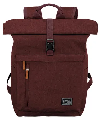 Produktbild von travelite Freizeitrucksack Rucksack mit Laptopfach Basic Rollup Backpack 35L Bordeaux rot