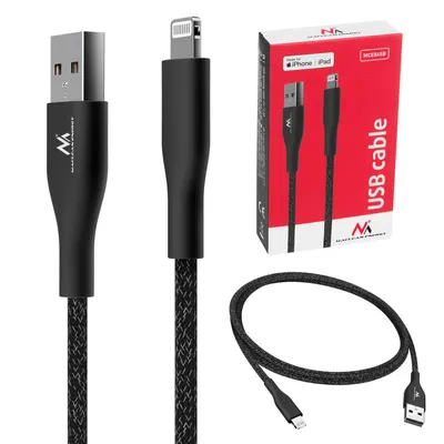 Obrázek produktu pro Nabíjecí kabel USB A na Lightning Kabel s certifikací MFi Kabel pro přenos dat Kompatibilní s iPhone/iPod/iPad 5V/2,4A Rychlonabíjecí USB kabel