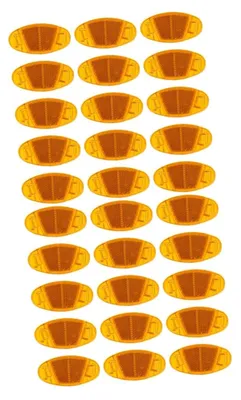 Imagen del producto de 48 reflectores para radios de bicicleta, para mayor seguridad