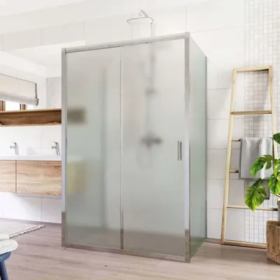 Obrázek produktu pro Mereo Sprchový kout, Lima, obdélník do prostoru U, zasunovací, 90x120x90 cm, chrom ALU, sklo Point - CK85532K