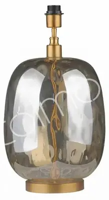 Obrázek produktu pro Stolní lampa WENDELL, sklo, průměr 30 cm, výška 53 cm, žlutá