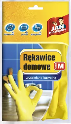 Zdjęcie produktu dla RĘKAWICE LATEKSOWE Rozmiar M Rękawice jednorazowe Rękawice domowe