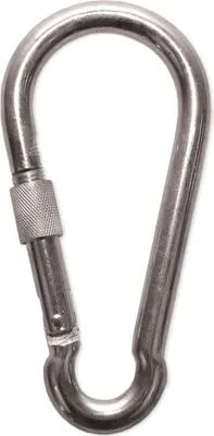 Produktbild von Seilwerk STANKE Karabiner mit Schraubverschluss Karabinerhaken mit Schraubsicherung verzinkt DIN 5299D, 15x200mm, 1 Stück