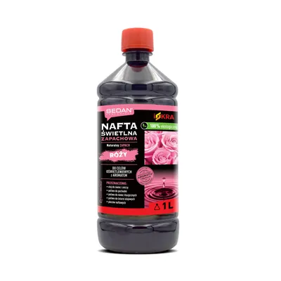 Zdjęcie produktu dla Nafta świetlna ZAPACHOWA świece ZNICZE pochodnie lampy liturgiczne RÓŻA