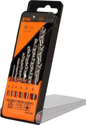 Produktbild von HSS-Bohrerset für Metall, 2–8 mm, 6-teilig – E-500-1206