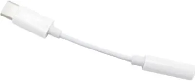 Zdjęcie produktu dla Adapter USB-C do 35 mm - Konwerter gniazda audio - Do słuchania muzyki - Z funkcją headsetu - 1 sztuka - Biały