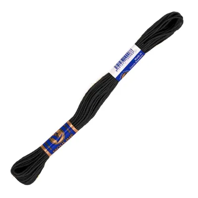 1 Docke Stickgarn 2g / Sticktwist 100 % Baumwolle Stickerei schwarz