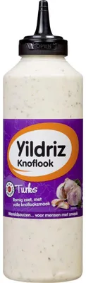 Produktbild von Yildriz Türkische Knoblauchsauce 535 ml – Würzige, cremige Sauce für Fleisch, Döner & Gemüse