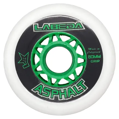 Produktbild von Rollen 4er SET Labeda Asphalt 80mm green