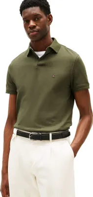 Produktbild von Tommy Hilfiger Polo Baumwolle Khaki Uni Normale Passform