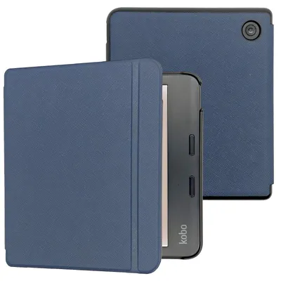 Imagen del producto de Funda ultrafina para Kobo Libra Colour y Tolino Vision con función de encendido/apagado automático, color azul