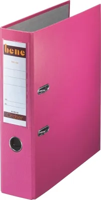 Produktbild von Ordner A4 Kunststoff 80mm rosa Packung mit 20 Stück