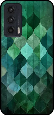 Produktbild von Smartphonica Phone Case Fit für Motorola Edge 20 mit grünen Blättern drucken - TPU zurück Abdeckung Fall grünes Blatt-Design - Grün