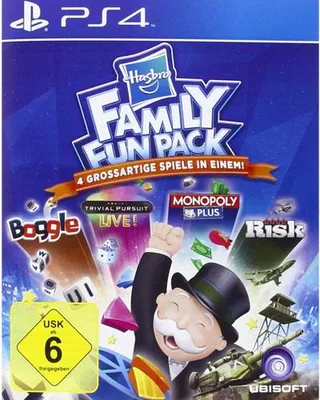 Produktbild von Ubisoft Hasbro Family Fun Pack, PS4, PlayStation 4, Familie, Asobo Studio, Frima Studio, Longtail, Zoe Mode
