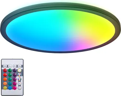 Produktbild von LED Panel 42 cm - 22W, 2700lm, dimmbar, Fernbedienung, RGBW, schwarz