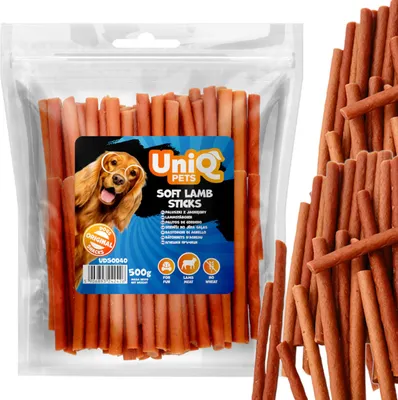 Produktbild von Delikatesse, Snack für Hunde Soft Lamb Sticks UniQ Pets 500g