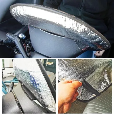 Produktbild von Lenkrad-Sonnenschutz 40,5 cm, universeller Lenkradbezug, Hitzeschutz, für Autos