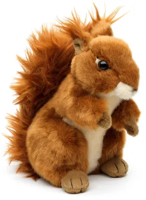 Productafbeelding van Eekhoorn Pluche Knuffel - Staand 17 cm