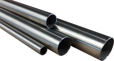 Produktbild von Geländerrohr Edelstahl 1.4301 K240 geschliffen Länge 500mm 42,4x2
