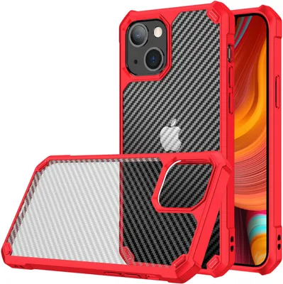 Produktbild von Hülle für Apple iPhone 11 Pro - Hybrid Carbon Schutzhülle Case - Rot