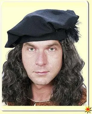 Produktbild von Mittelalter Barett schwarz