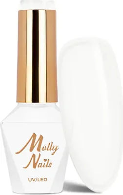 Produktbild von Molly Nails French Manicure Cream Brulee HEMA/Di-HEMA-frei, 8 g, Nr. 130, Hybrid-Nagellack