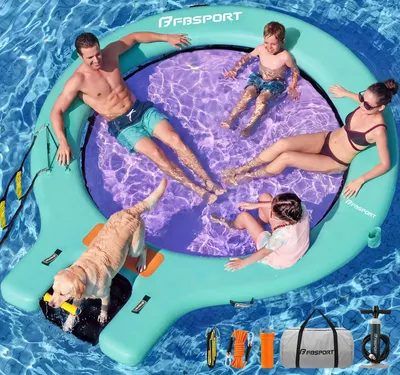 Immagine prodotto di Piattaforma galleggiante gonfiabile - 240 cm - Per 3-5 persone