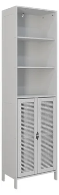 Immagine prodotto di Armadio per il bagno Vicco Liora Bianco 48 x 170 cm con 2 porte, Model 58570