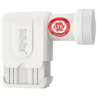 Produktbild von DUR-line +Ultra Octo LNB - 8 Teilnehmer weiß - mit LTE-Filter, 8-Fach, digital mit Wetterschutz, Full HD, 4K,
