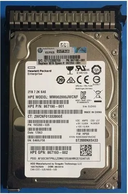 Produktbild von HPE Festplatte - 2 TB - Hot-swap - 2,5" SFF (6,4 cm SFF)