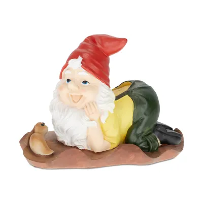Produktbild von relaxdays Gartenzwerg mit Wurm