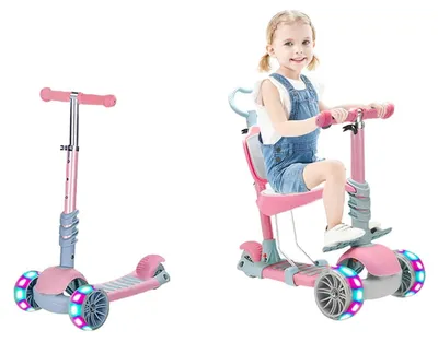 Produktbild von Omgoods – 5-in-1 Kinder-Scooter mit verstellbarem Sitz