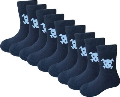 Produktbild von YALION 9 Paar Kinder Jungen Mädchen Baumwolle Babysocken Haussocken Thermosocken,Schweiß Atmungsaktiv und Elastisch (12-18 Monate)