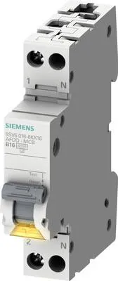 Image de Siemens 5SV60167KK10 Interrupteur coupe-feu 2 pôles 10 A 230 V (5SV60167KK10)