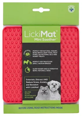 Productafbeelding van Likmat voor honden, roze, gemaakt van TPR-materiaal
