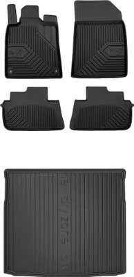 Produktbild von FROGUM Gummimatten Auto Fußmatten + Kofferraummatte für Peugeot 407 2004-2011
