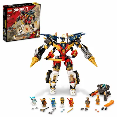 Zdjęcie produktu dla LEGO NINJAGO Wielofunkcyjny ultramech ninja, Zestaw do budowania, 9 lat(a), Plastik, 1104 szt., 1,47 kg