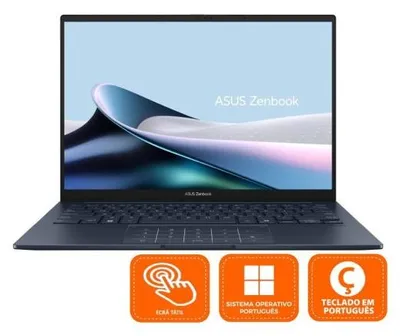 Produktbild von ASUS Zenbook 14 OLED UX3405CA-U93BOHDAB1 Intel Ultra 9 285H/32GB/1TB SSD/14'' Tátil (PT)