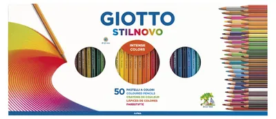 Zdjęcie produktu dla Giotto 2573, zestaw 50 kredek, opakowanie kartonowe