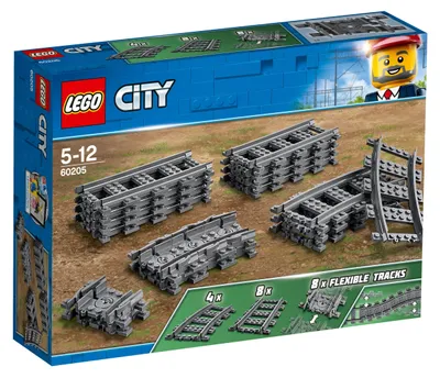 Immagine prodotto di LEGO® - Città, binari flessibili; 7499