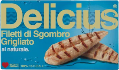 Zdjęcie produktu dla Filety z makreli grillowane 85 g Delicius