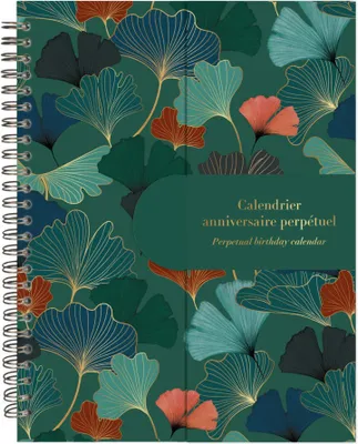 Produktbild von Clairefontaine 5x Geburtstagskalender 23x17 cm, 50 bedruckte Seiten 116246C