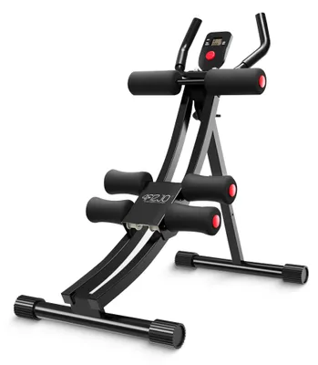Produktbild von 4FIZJO Bauchtrainer Heimtrainer, verstellbar, klappbar, Trainingsbank, 100 kg, schwarz