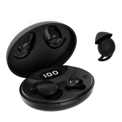 Produktbild von Bluetooth 5.3 In Ear Kopfhörer, Schlaf Kopfhörer Noise Cancelling, Mini Wireless Earbuds mit Typ-C & 25h Laufzeit, Schwarz