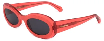Produktbild von Ferragamo SF2003S Transparent red red 54/21/140 Damen Sonnenbrillen