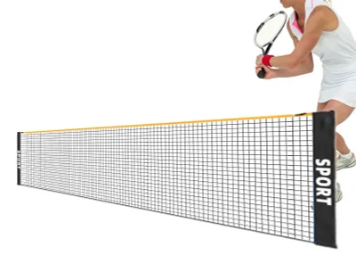 Image de Filet de tennis pliable et réglable, pour une utilisation en intérieur et en extérieur