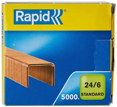 Obrázok produktu pre Rapid Heftklammern Standard 24/6, verkupfert